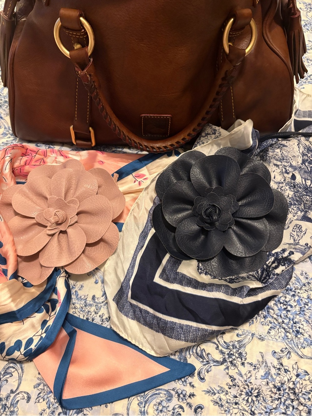 Dooney & Bourke Florentine Satchel OG Size- Chestnut - Picture 14 of 16